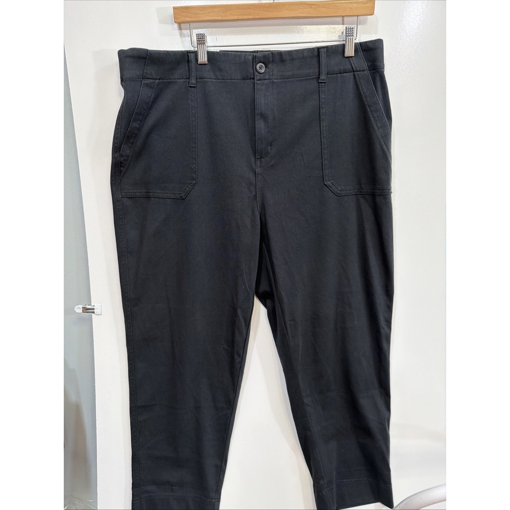 32 Degrees Cool Women's XL Ankle Length Pant Inseam 26 3/4" ‎ Black 1882133 NWT